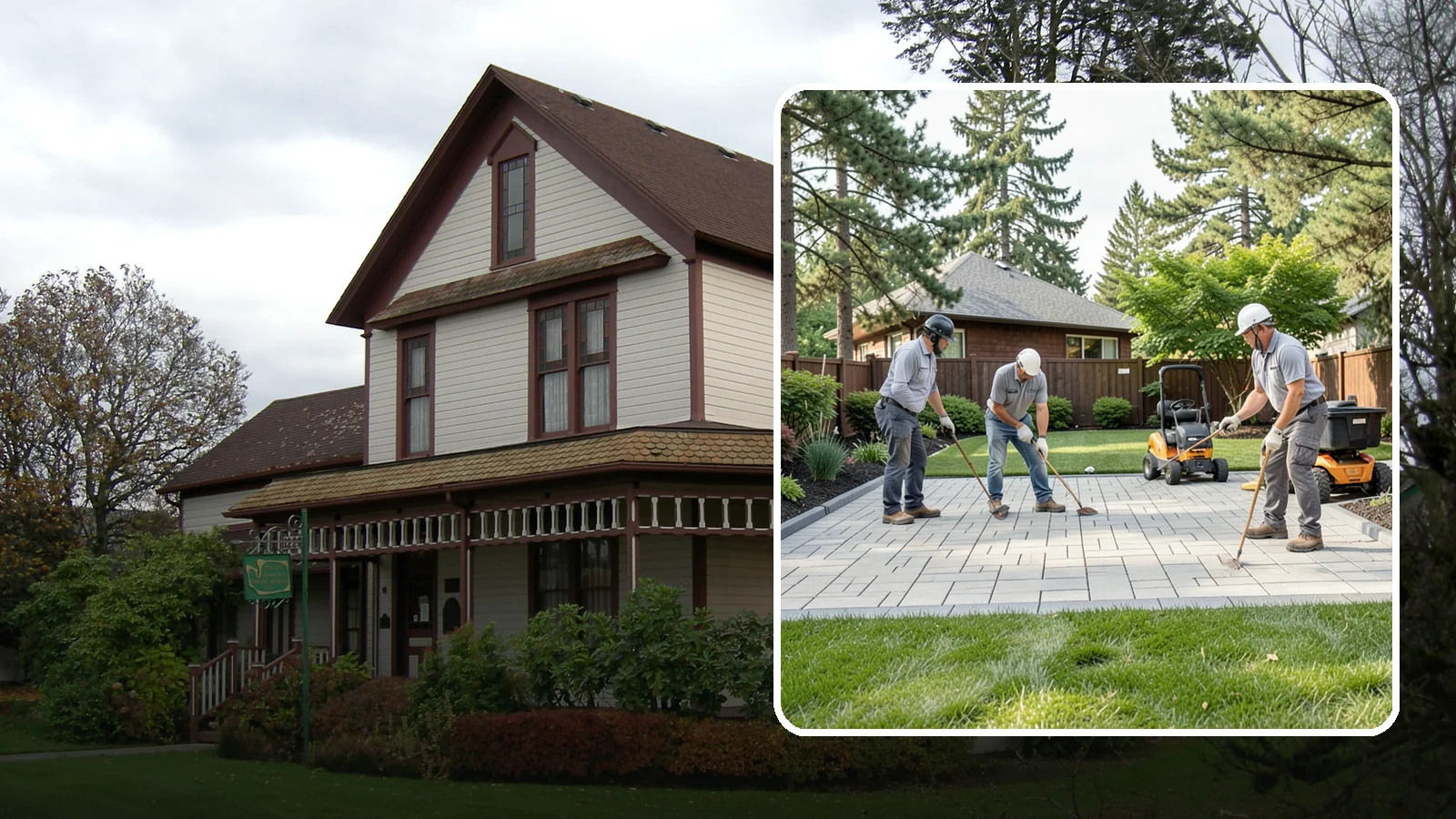 Porcelain Paver Installation in Sumner, Pierce County, WA - Low-maintenance 20mm porcelain pavers that resist stains, moss, and fading, delivering a modern, near-zero-upkeep Northwest patio.