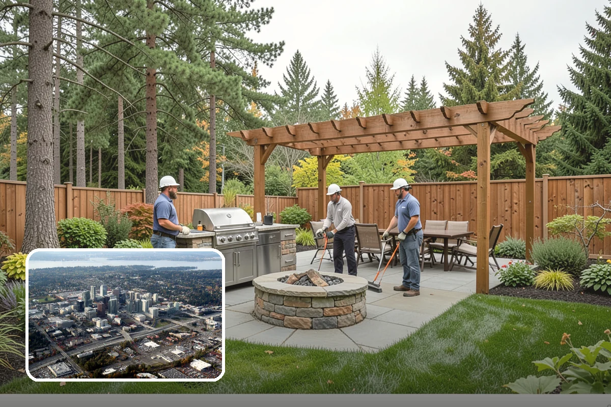 Portuguese Laurel Trimming in Bellevue, King County, WA - Maintains a refined, formal shape with clean lines