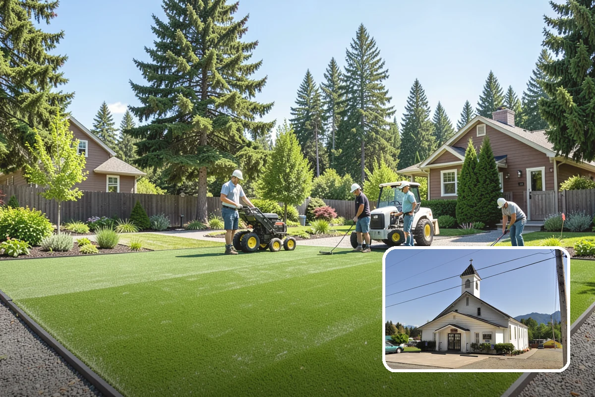 Portuguese Laurel Trimming in Concrete, Skagit County, WA - Maintains a refined, formal shape with clean lines
