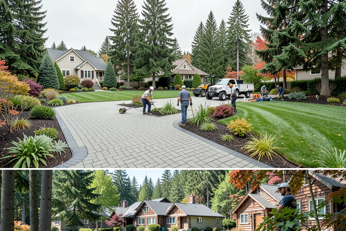 Portuguese Laurel Trimming in Edgewood, Pierce County, WA - Best shaped in late spring or early summer once new growth matures