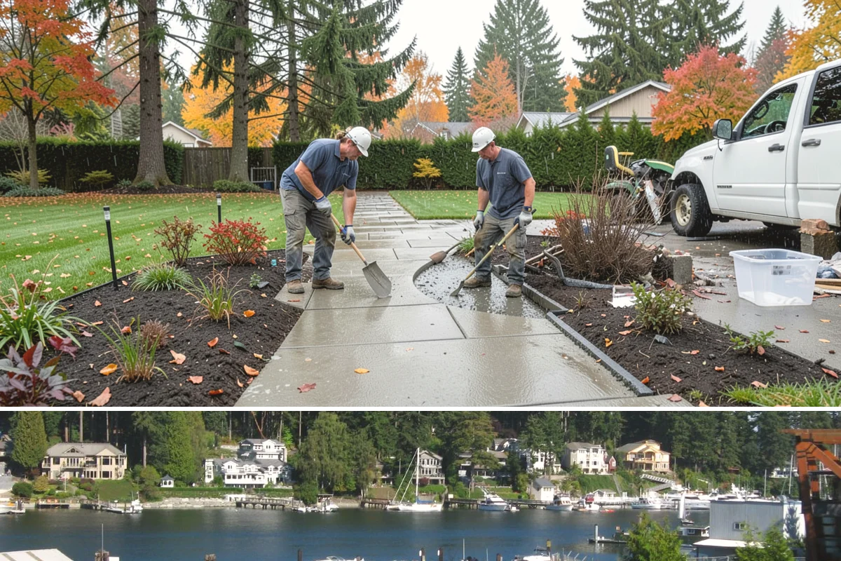 Portuguese Laurel Trimming in Gig Harbor, Pierce County, WA - Best shaped in late spring or early summer once new growth matures
