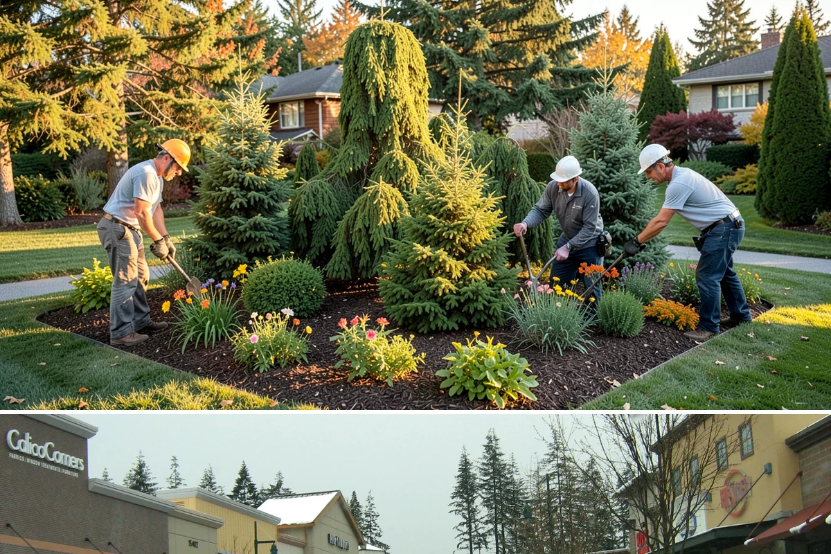Portuguese Laurel Trimming in Mill Creek, Snohomish County, WA - Best shaped in late spring or early summer once new growth matures