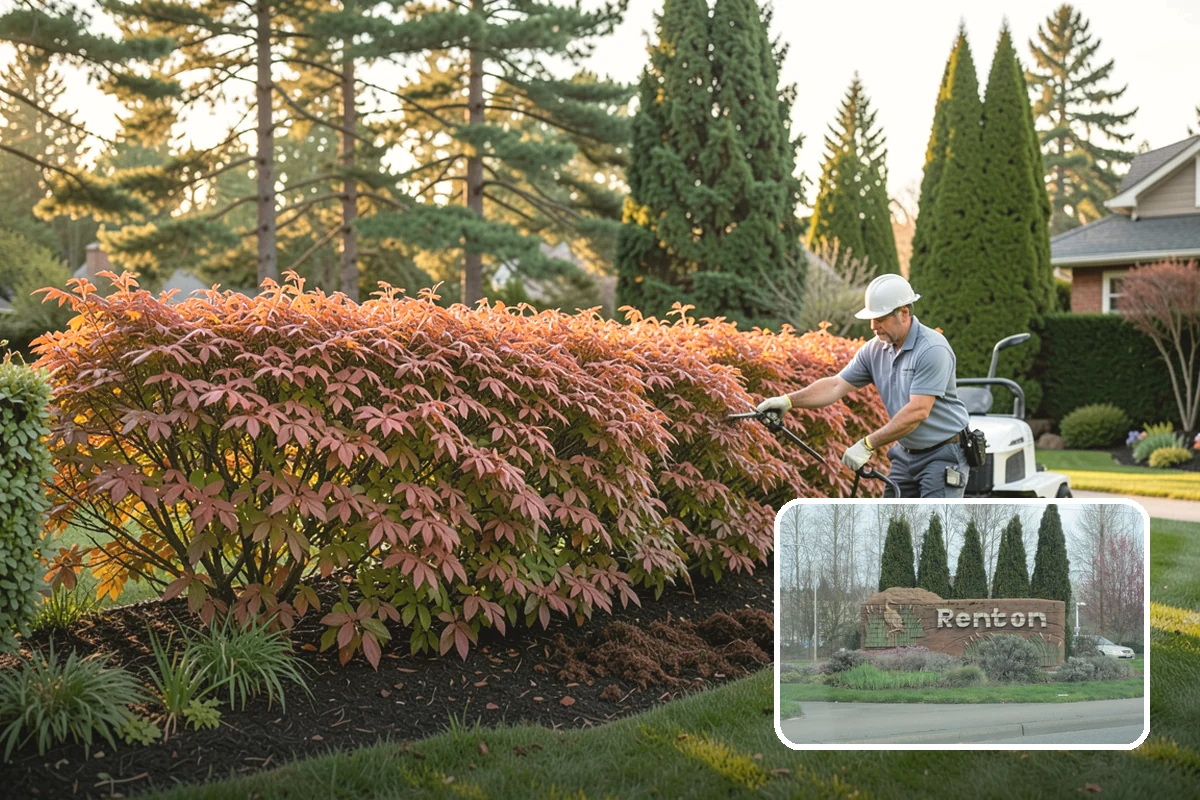 Portuguese Laurel Trimming in Renton, King County, WA - Maintains a refined, formal shape with clean lines