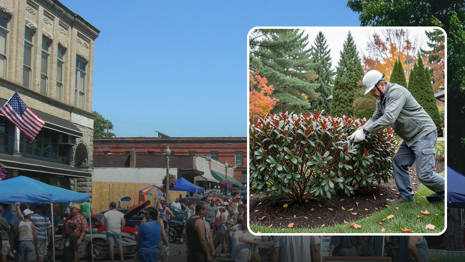 Portuguese Laurel Trimming in Snohomish, Snohomish County, WA - Refined Portuguese laurel trimming that shapes this elegant, slower-growing hedge while showcasing its dark leaves and red stems.
