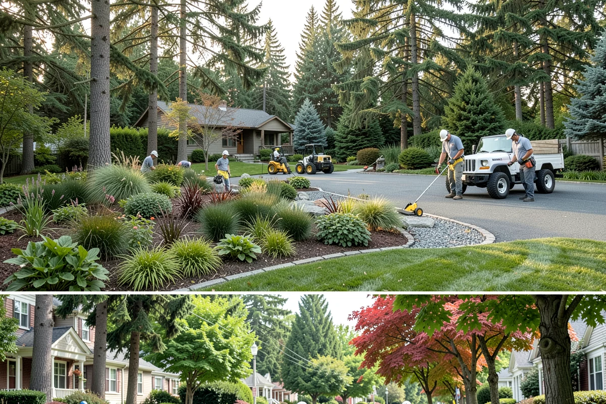 Poured Concrete Retaining Wall in Beaux Arts Village, King County, WA - Best poured in drier, warmer spring-to-fall weather so concrete cures properly, avoiding the coldest, wettest PNW months.