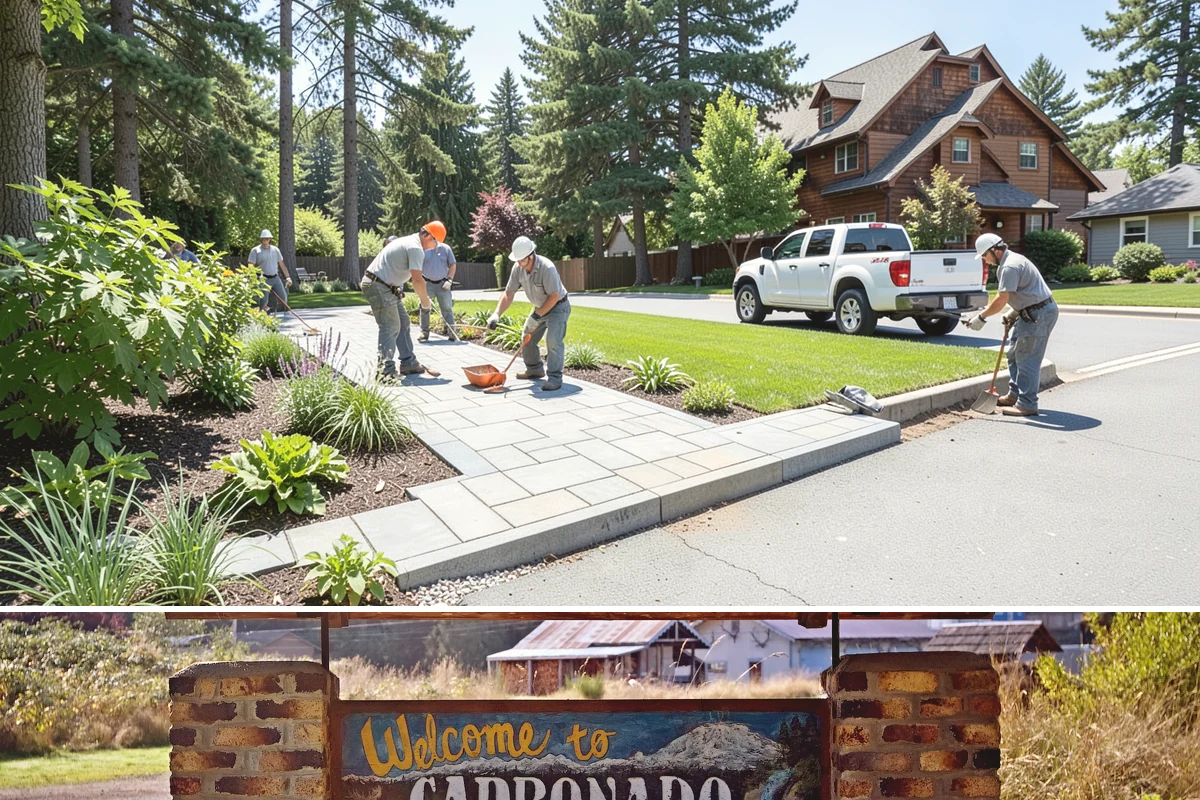 Poured Concrete Retaining Wall in Carbonado, Pierce County, WA - Best poured in drier, warmer spring-to-fall weather so concrete cures properly, avoiding the coldest, wettest PNW months.