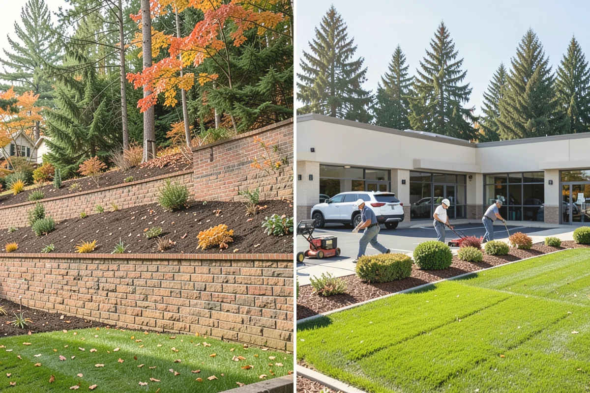 Poured Concrete Retaining Wall in Covington, King County, WA - Excavate and form the reinforced footing