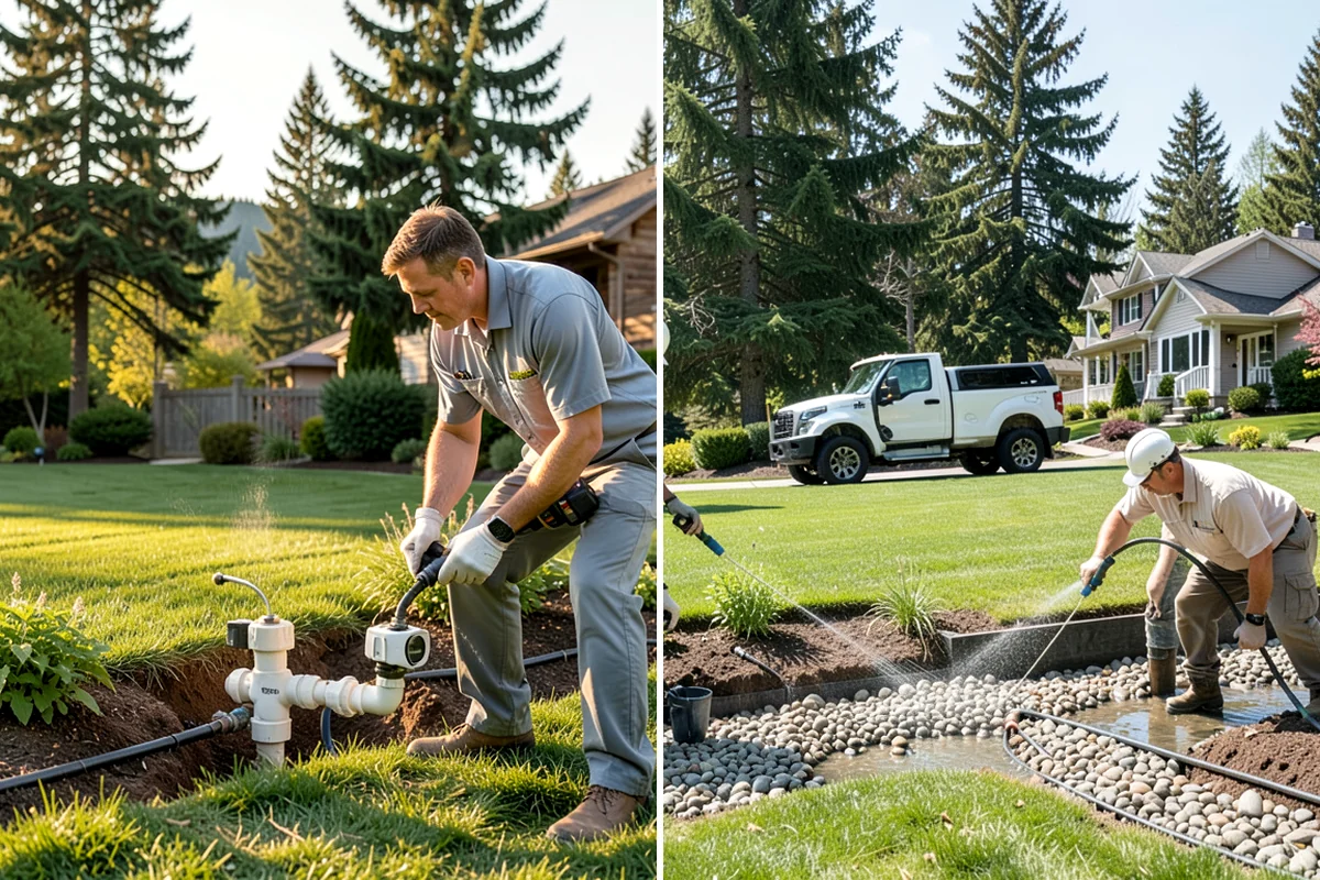 Poured Concrete Retaining Wall in Everett, Snohomish County, WA - Excavate and form the reinforced footing