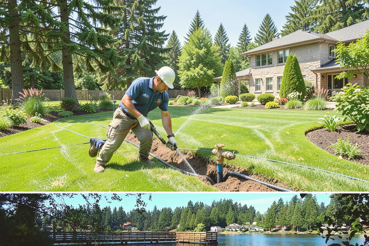 Poured Concrete Retaining Wall in Federal Way, King County, WA - Best poured in drier, warmer spring-to-fall weather so concrete cures properly, avoiding the coldest, wettest PNW months.