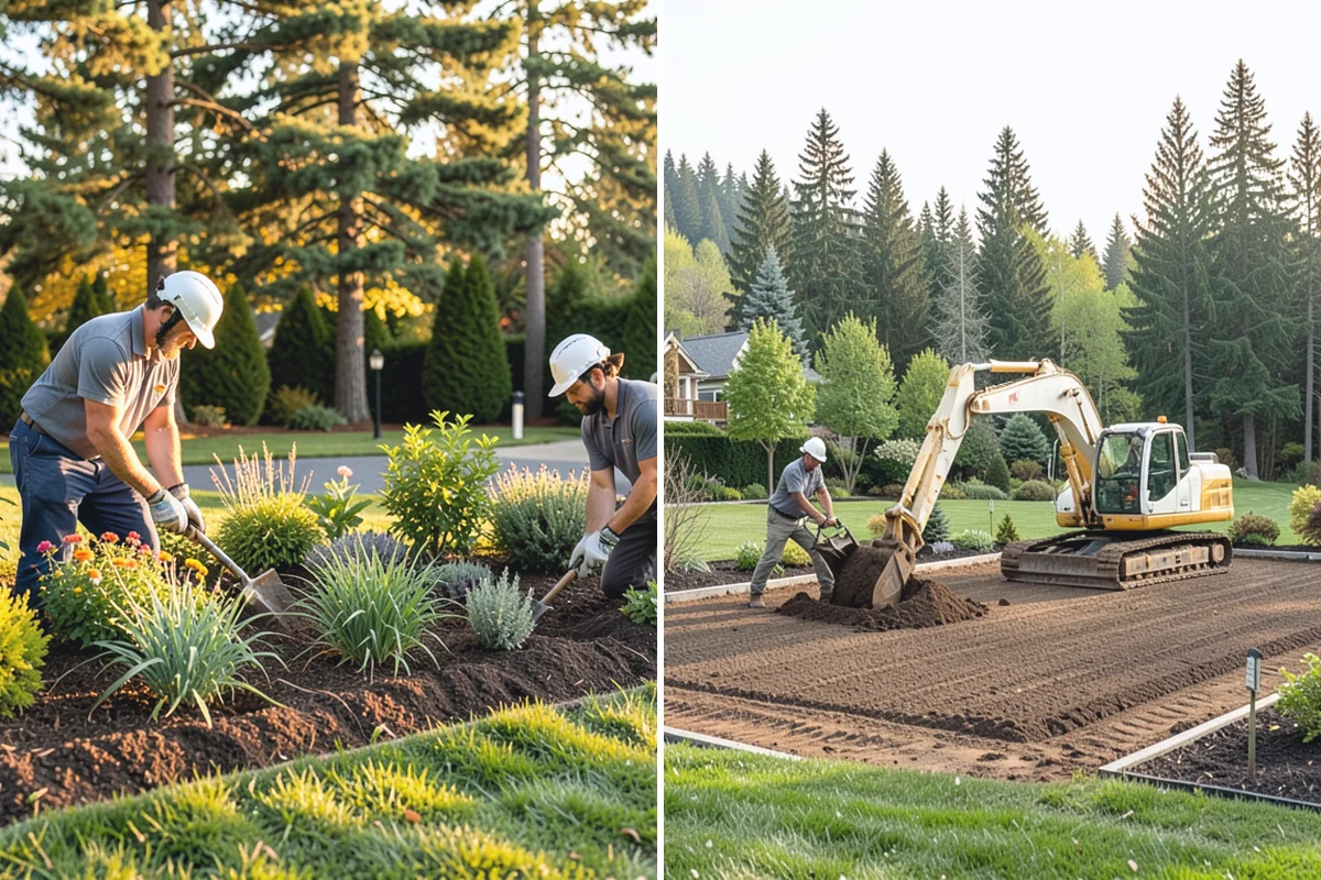 Poured Concrete Retaining Wall in Hamilton, Skagit County, WA - Excavate and form the reinforced footing