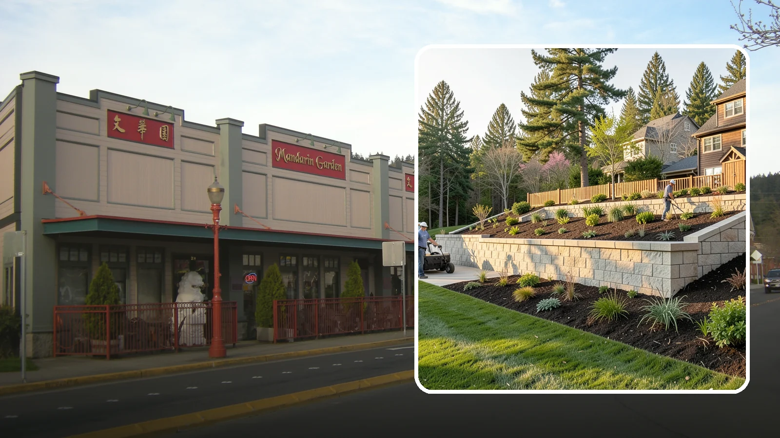 Poured Concrete Retaining Wall in Issaquah, King County, WA - A monolithic, engineered poured-concrete wall offering maximum strength for tall or high-load slopes across the Pacific Northwest.