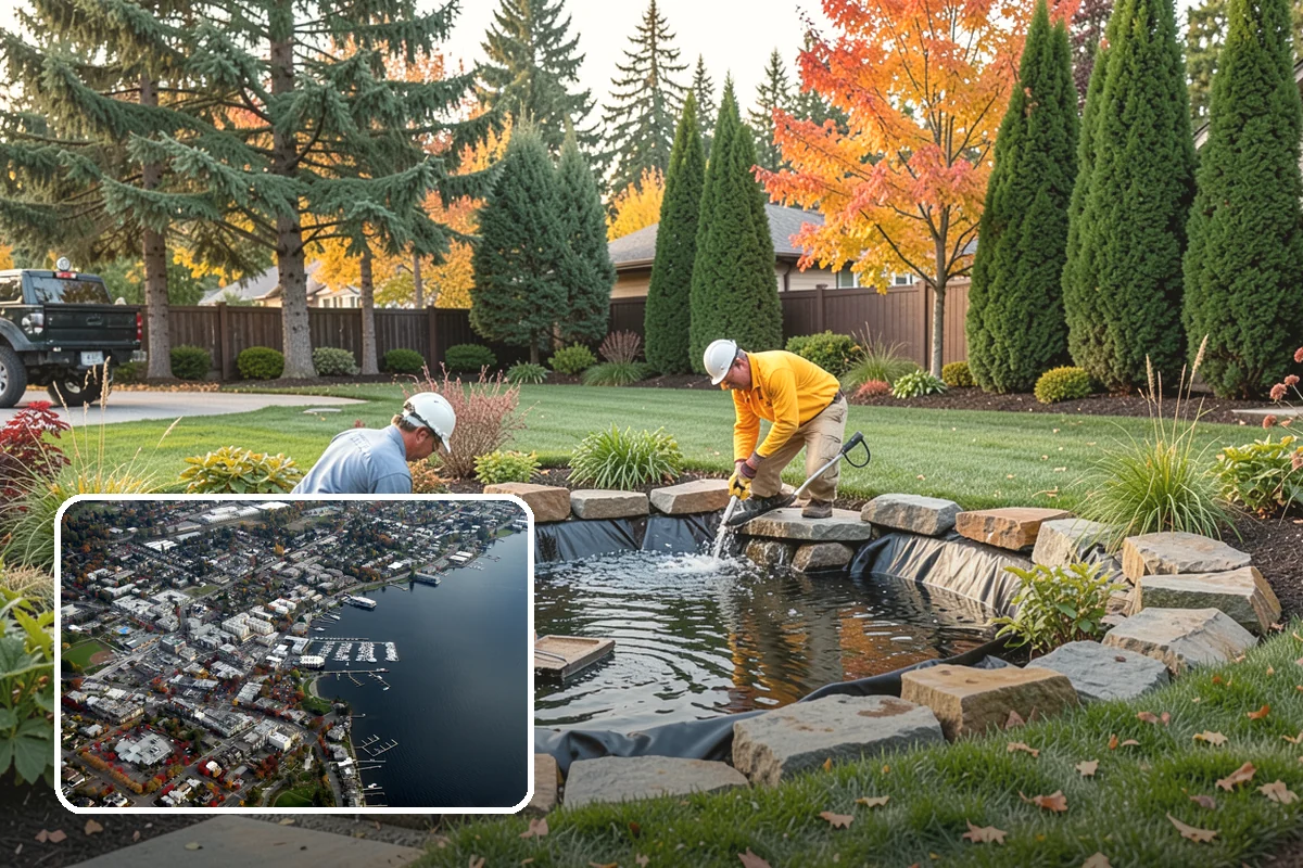 Poured Concrete Retaining Wall in Kirkland, King County, WA - Highest strength for tall, high-load walls