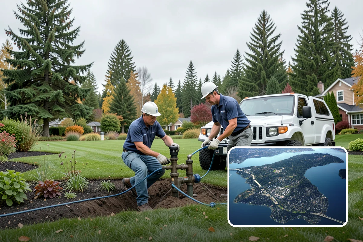 Poured Concrete Retaining Wall in Mercer Island, King County, WA - Highest strength for tall, high-load walls