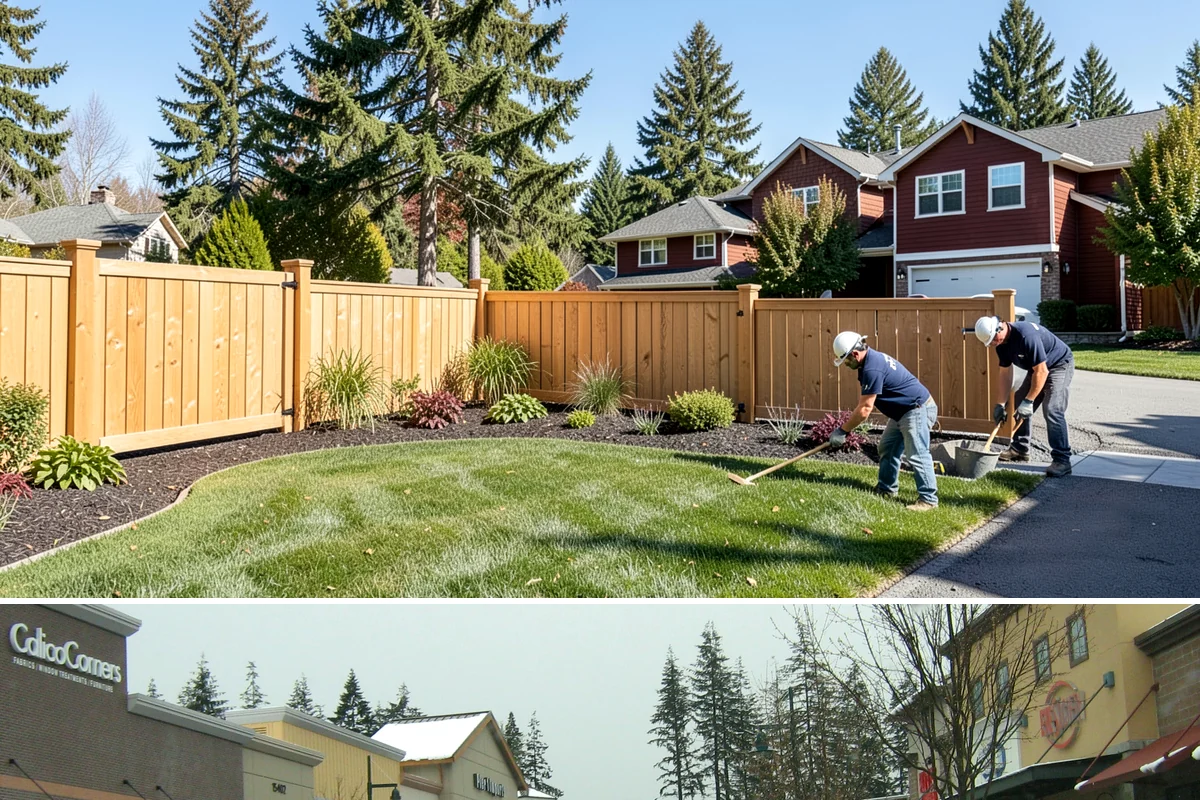Poured Concrete Retaining Wall in Mill Creek, Snohomish County, WA - Best poured in drier, warmer spring-to-fall weather so concrete cures properly, avoiding the coldest, wettest PNW months.