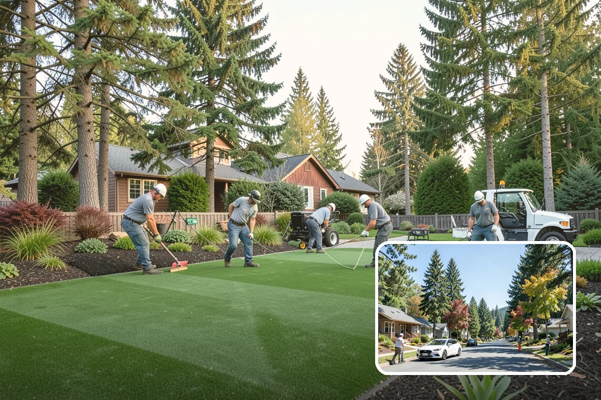 Poured Concrete Retaining Wall in Orting, Pierce County, WA - Highest strength for tall, high-load walls
