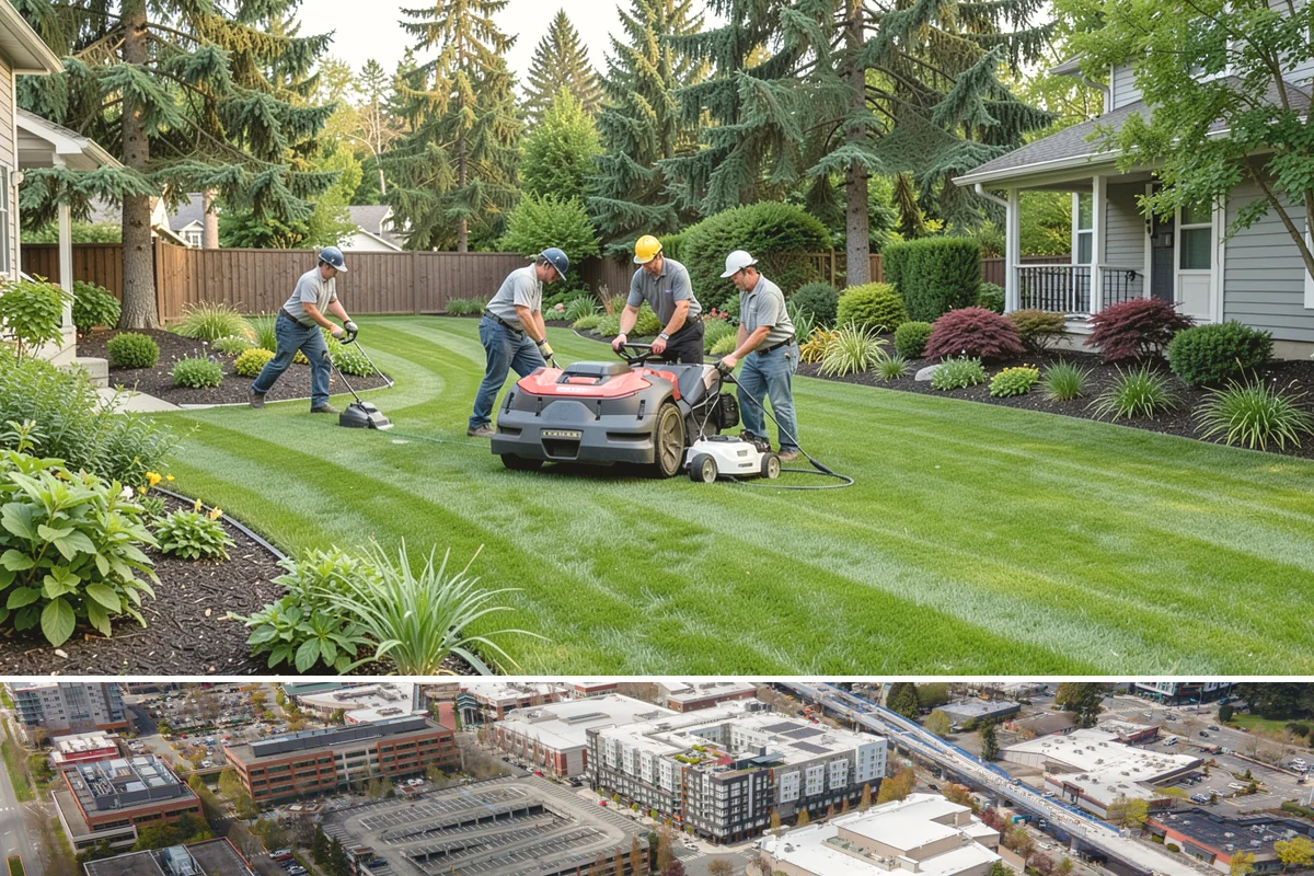 Poured Concrete Retaining Wall in Redmond, King County, WA - Best poured in drier, warmer spring-to-fall weather so concrete cures properly, avoiding the coldest, wettest PNW months.