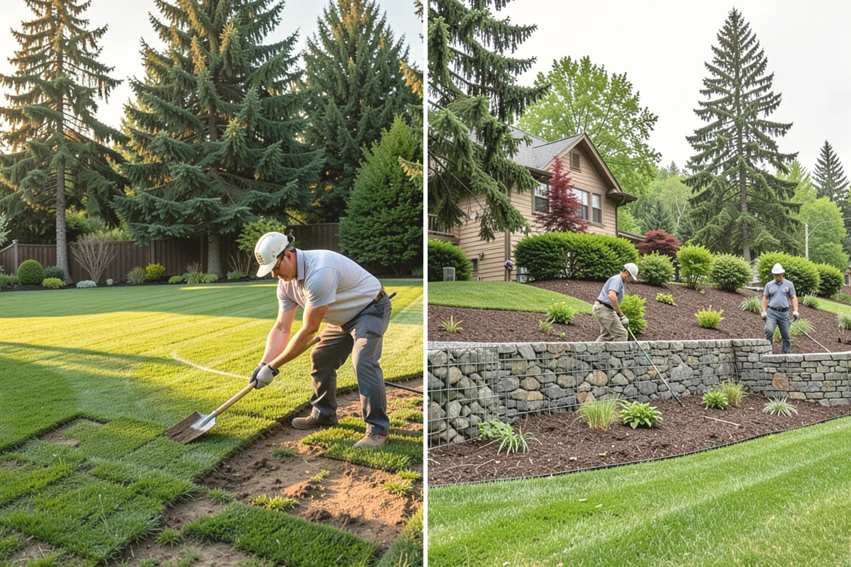 Poured Concrete Retaining Wall in Ruston, Pierce County, WA - Excavate and form the reinforced footing
