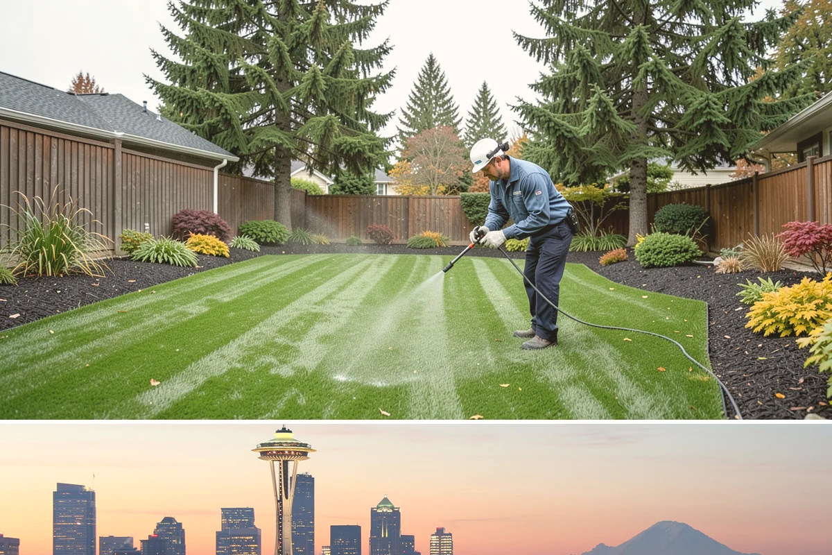 Poured Concrete Retaining Wall in Seattle, King County, WA - Best poured in drier, warmer spring-to-fall weather so concrete cures properly, avoiding the coldest, wettest PNW months.