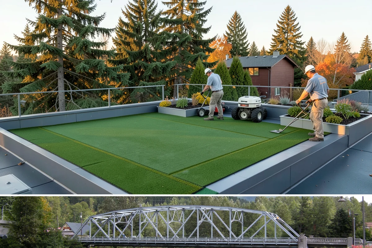 Poured Concrete Retaining Wall in Skykomish, King County, WA - Best poured in drier, warmer spring-to-fall weather so concrete cures properly, avoiding the coldest, wettest PNW months.