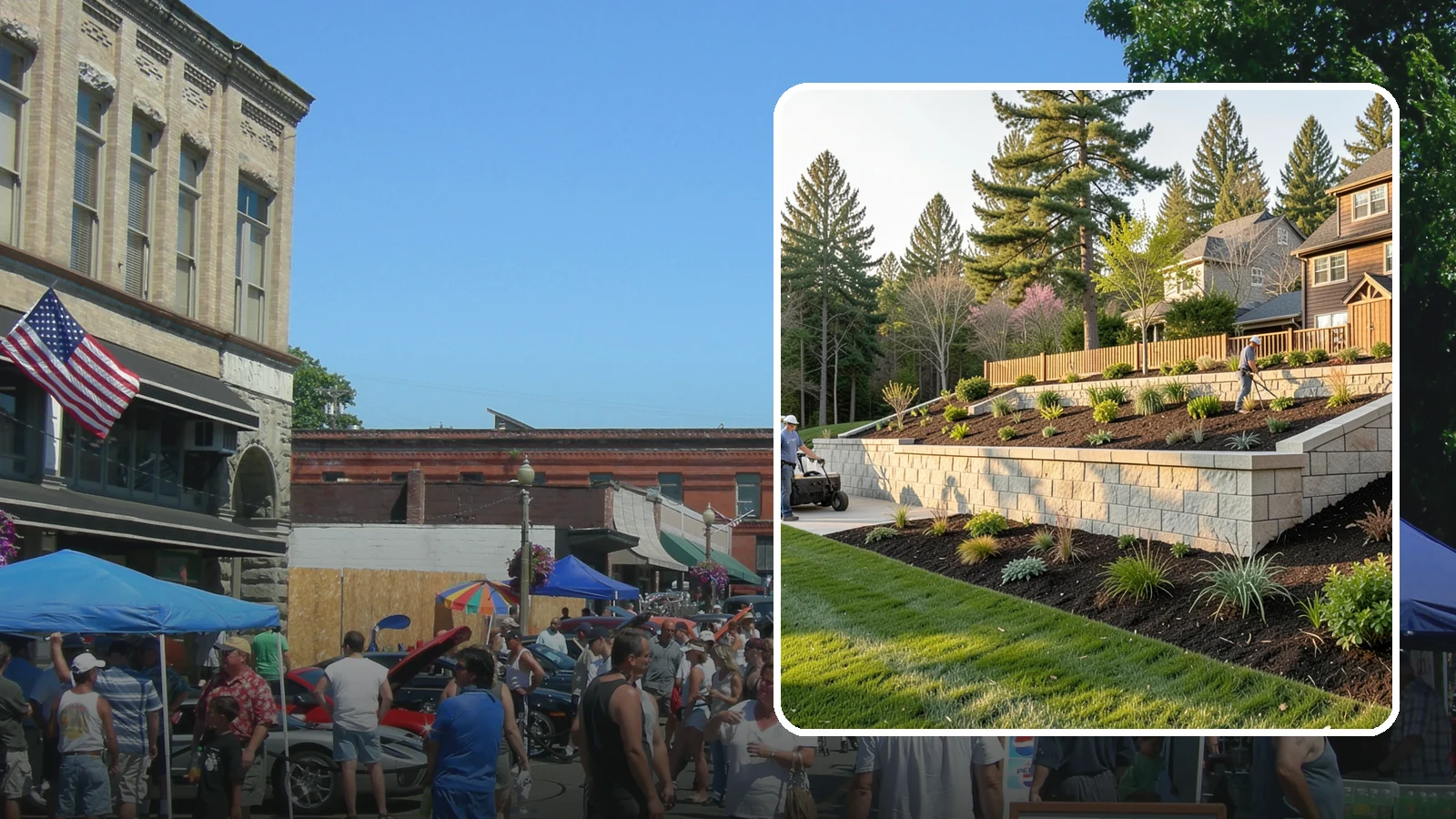 Poured Concrete Retaining Wall in Snohomish, Snohomish County, WA - A monolithic, engineered poured-concrete wall offering maximum strength for tall or high-load slopes across the Pacific Northwest.