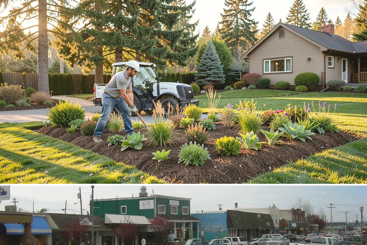 Poured Concrete Retaining Wall in Stanwood, Snohomish County, WA - Best poured in drier, warmer spring-to-fall weather so concrete cures properly, avoiding the coldest, wettest PNW months.