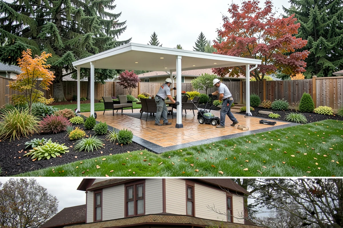 Poured Concrete Retaining Wall in Sumner, Pierce County, WA - Best poured in drier, warmer spring-to-fall weather so concrete cures properly, avoiding the coldest, wettest PNW months.