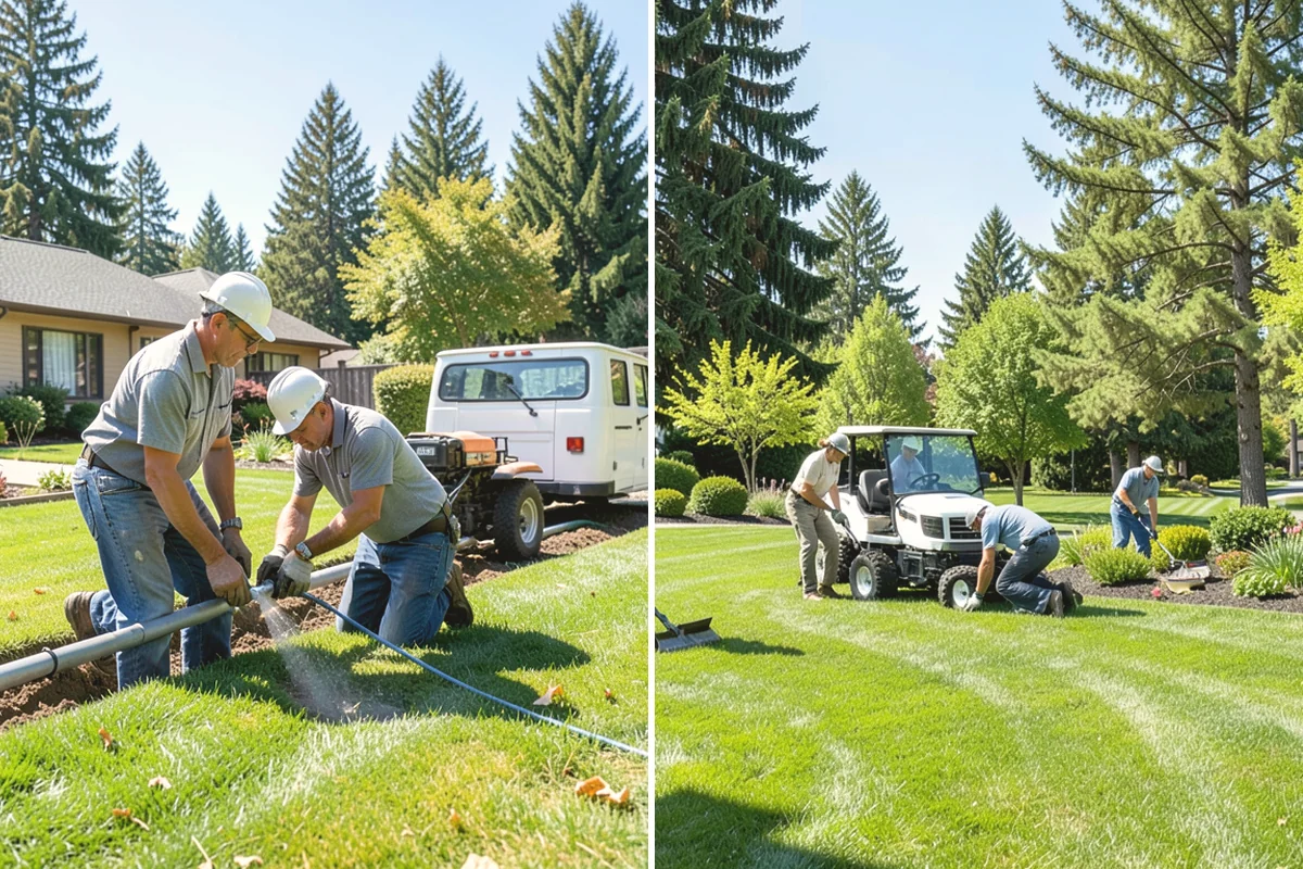Poured Concrete Retaining Wall in Tukwila, King County, WA - Excavate and form the reinforced footing