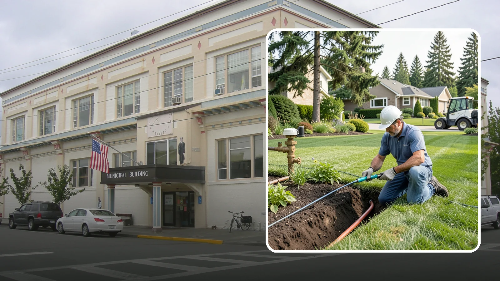 Pressure Regulator Installation in Anacortes, Skagit County, WA - We install pressure regulators that tame high municipal water pressure, protecting heads and drip lines from misting, blowouts...