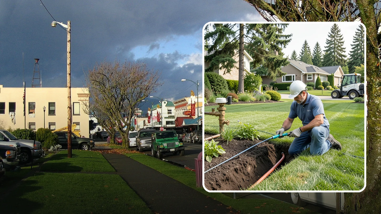 Pressure Regulator Installation in Arlington, Snohomish County, WA - We install pressure regulators that tame high municipal water pressure, protecting heads and drip lines from misting, blowouts...