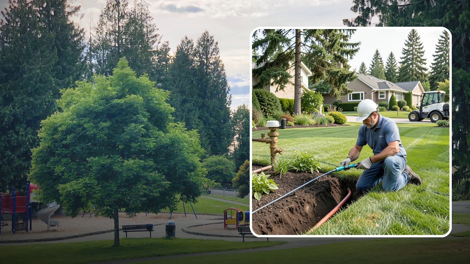 Pressure Regulator Installation in Bonney Lake, Pierce County, WA - We install pressure regulators that tame high municipal water pressure, protecting heads and drip lines from misting, blowouts...