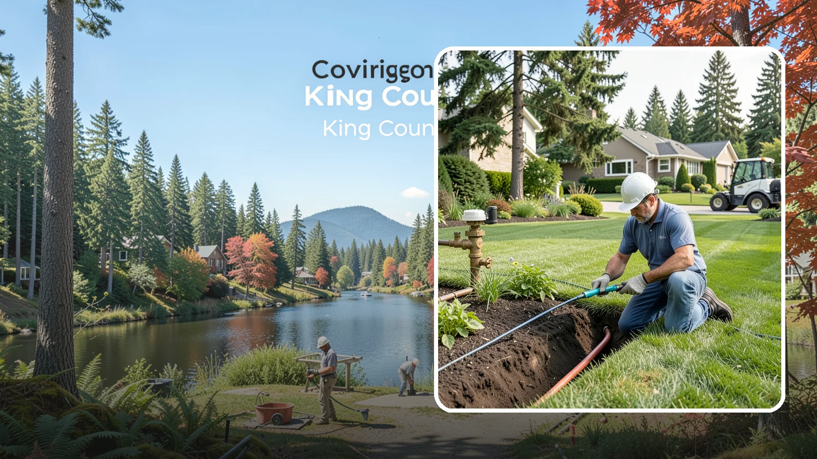 Pressure Regulator Installation in Covington, King County, WA - We install pressure regulators that tame high municipal water pressure, protecting heads and drip lines from misting, blowouts...