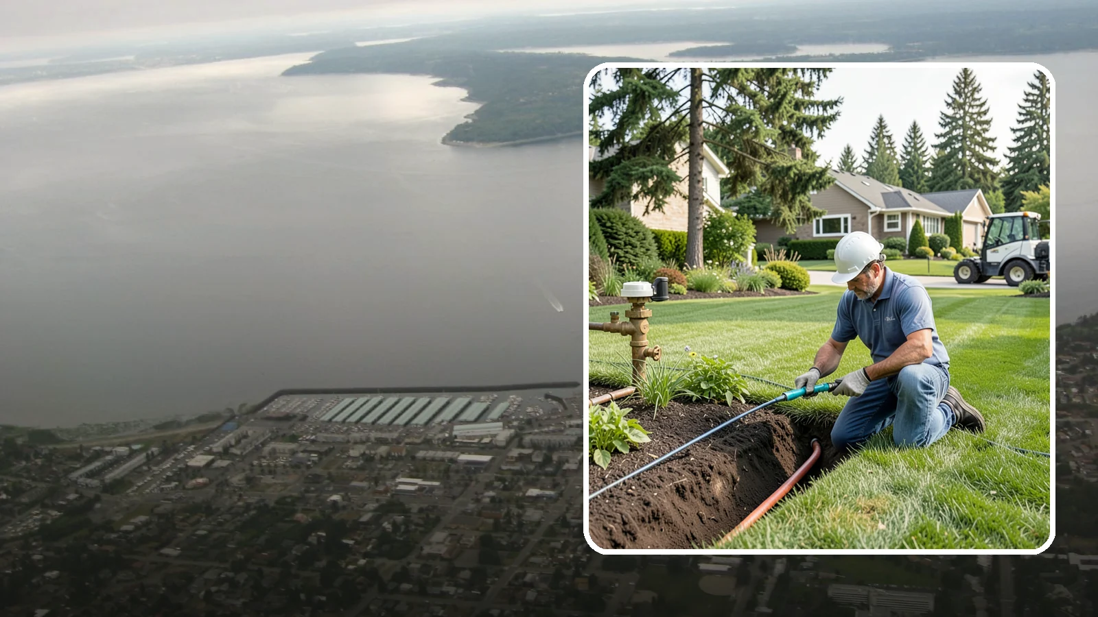 Pressure Regulator Installation in Des Moines, King County, WA - We install pressure regulators that tame high municipal water pressure, protecting heads and drip lines from misting, blowouts...