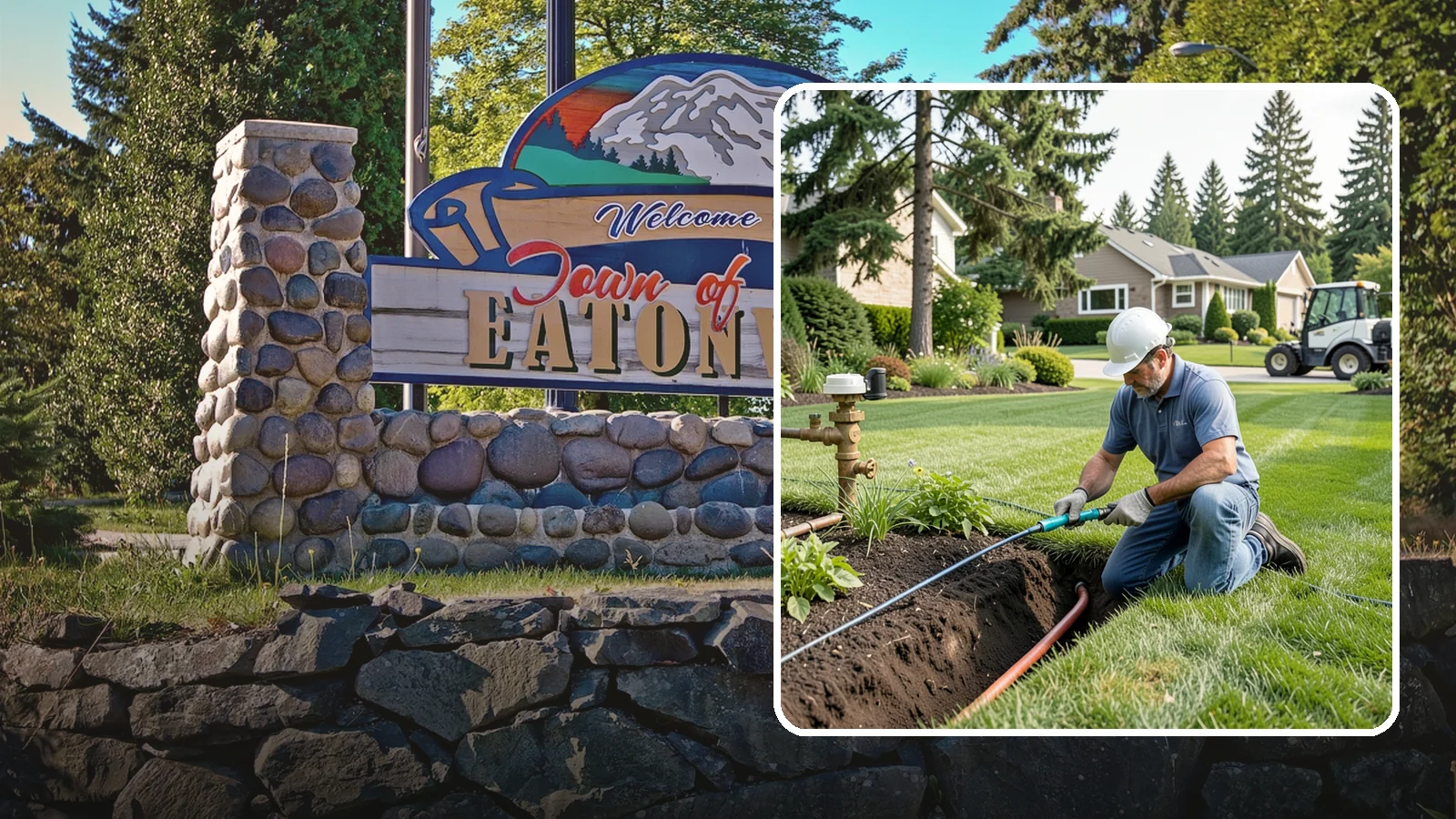 Pressure Regulator Installation in Eatonville, Pierce County, WA - We install pressure regulators that tame high municipal water pressure, protecting heads and drip lines from misting, blowouts...