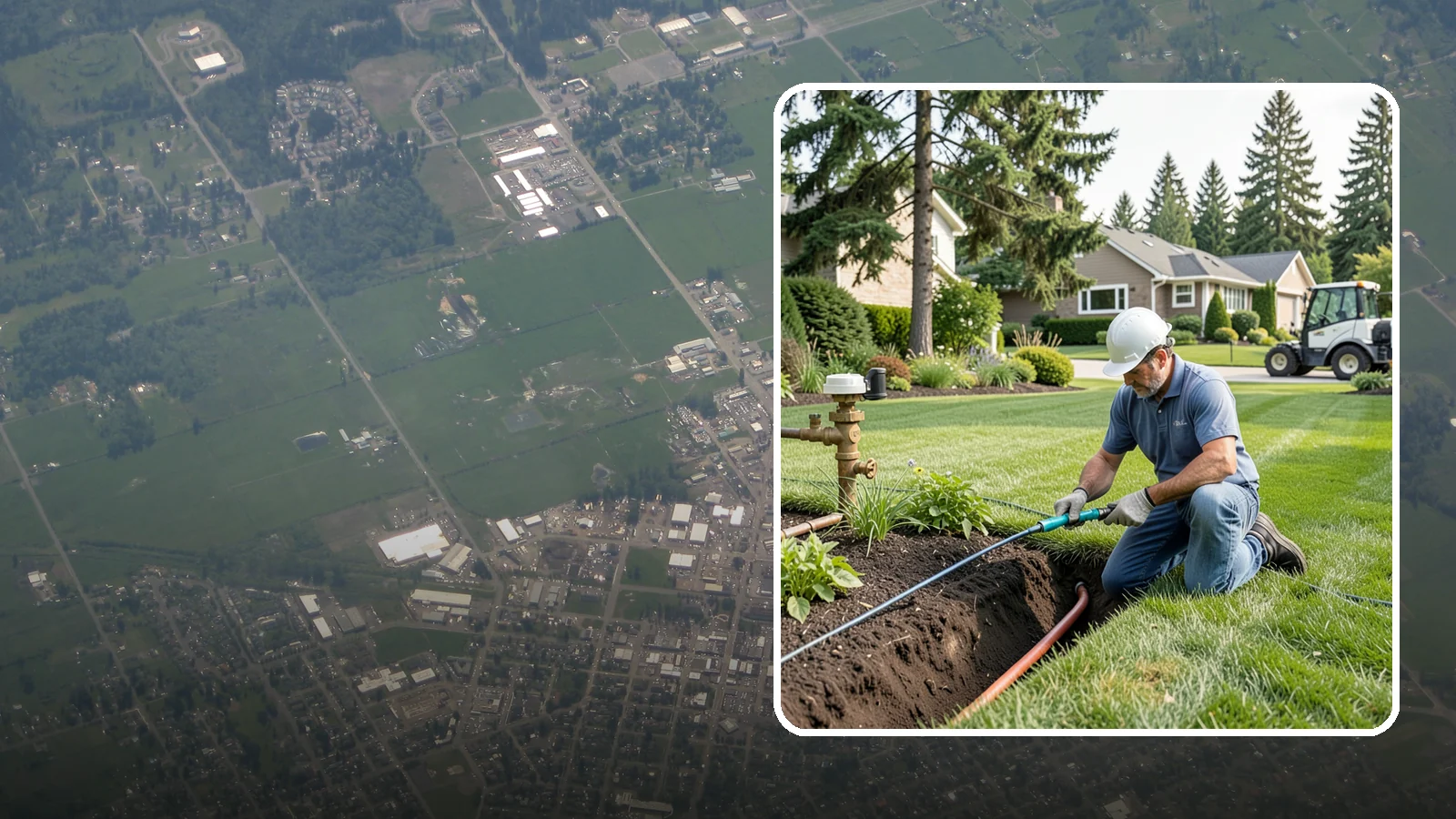 Pressure Regulator Installation in Enumclaw, King County, WA - We install pressure regulators that tame high municipal water pressure, protecting heads and drip lines from misting, blowouts...