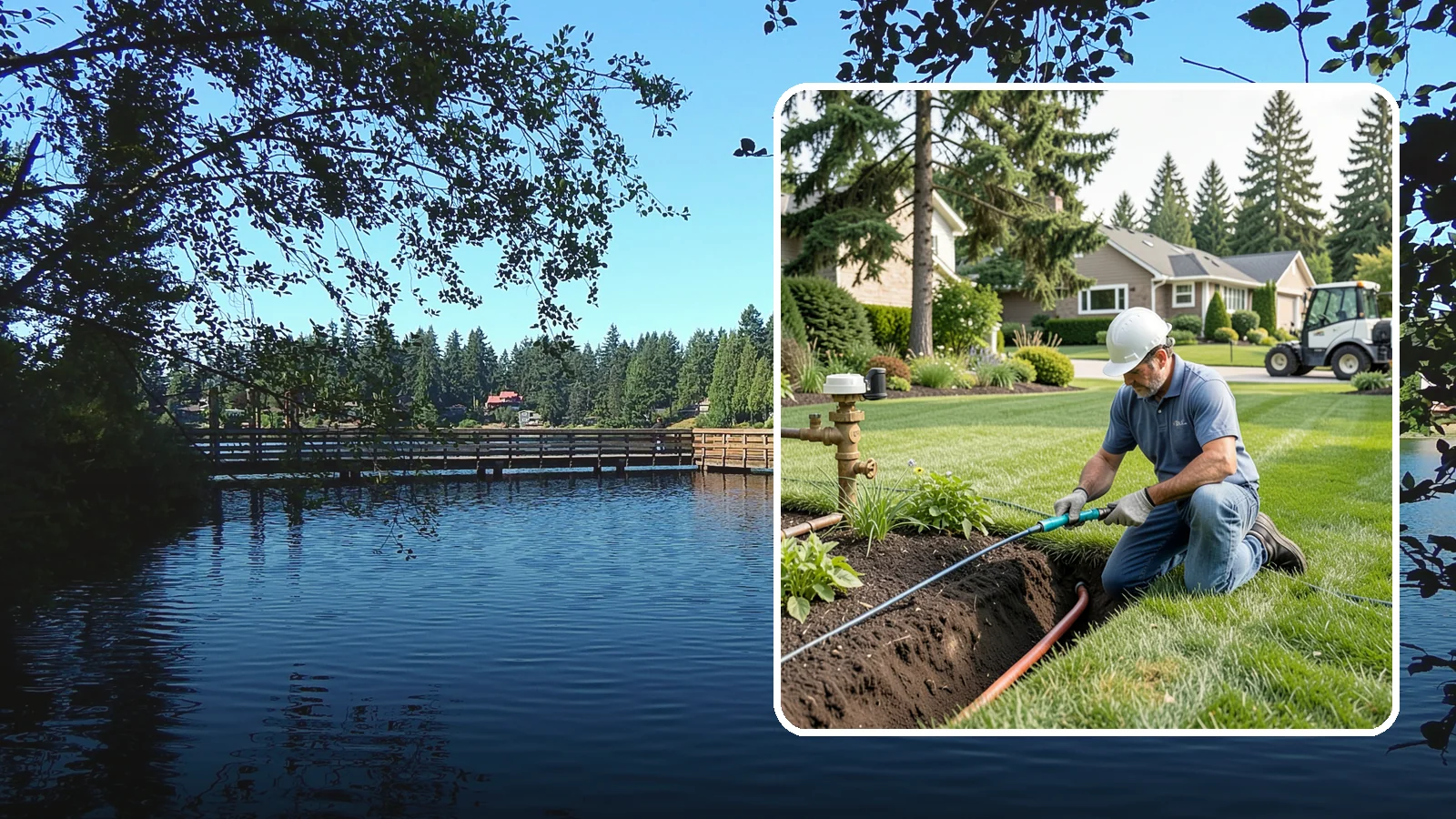 Pressure Regulator Installation in Federal Way, King County, WA - We install pressure regulators that tame high municipal water pressure, protecting heads and drip lines from misting, blowouts...