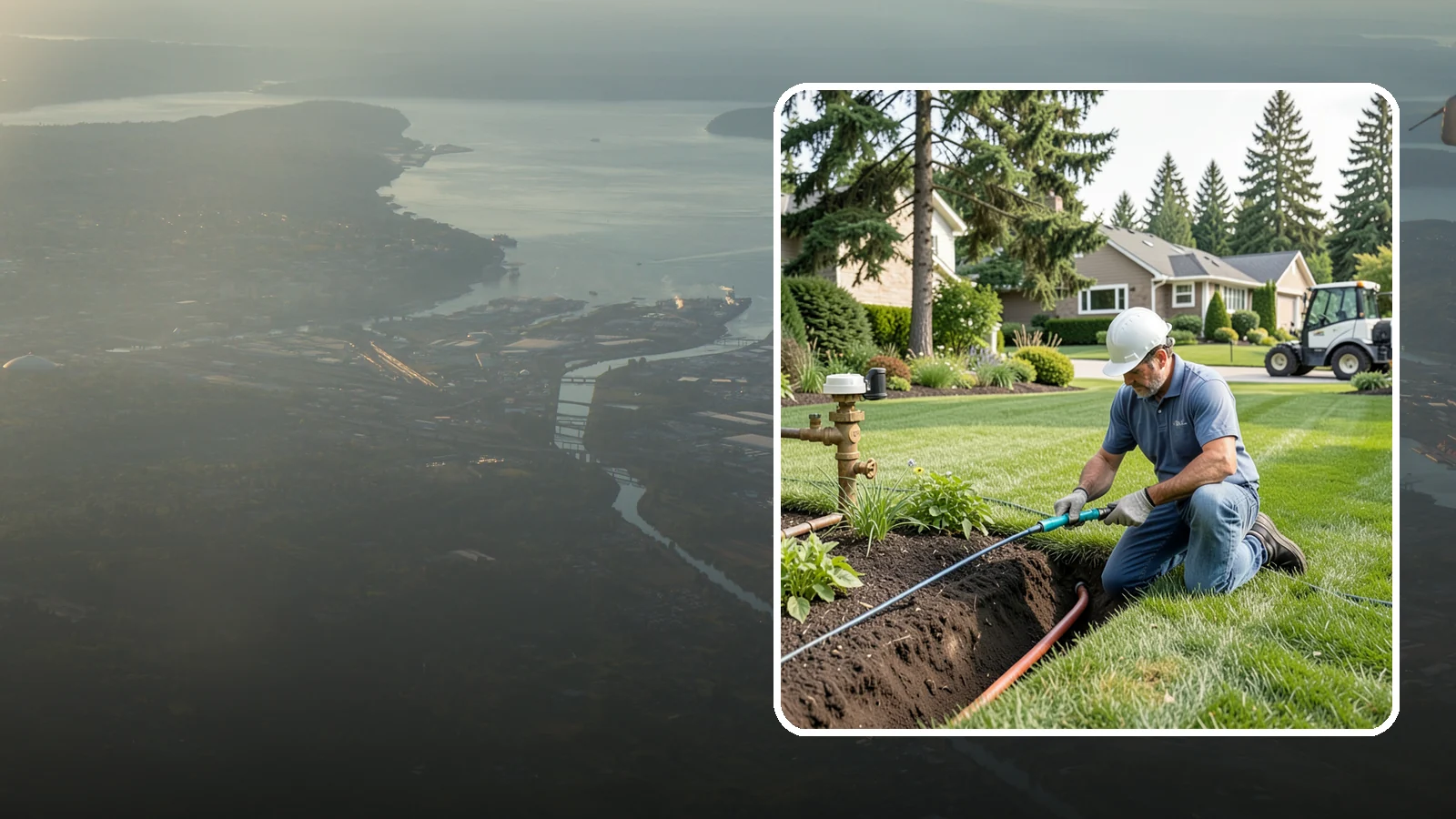 Pressure Regulator Installation in Fife, Pierce County, WA - We install pressure regulators that tame high municipal water pressure, protecting heads and drip lines from misting, blowouts...