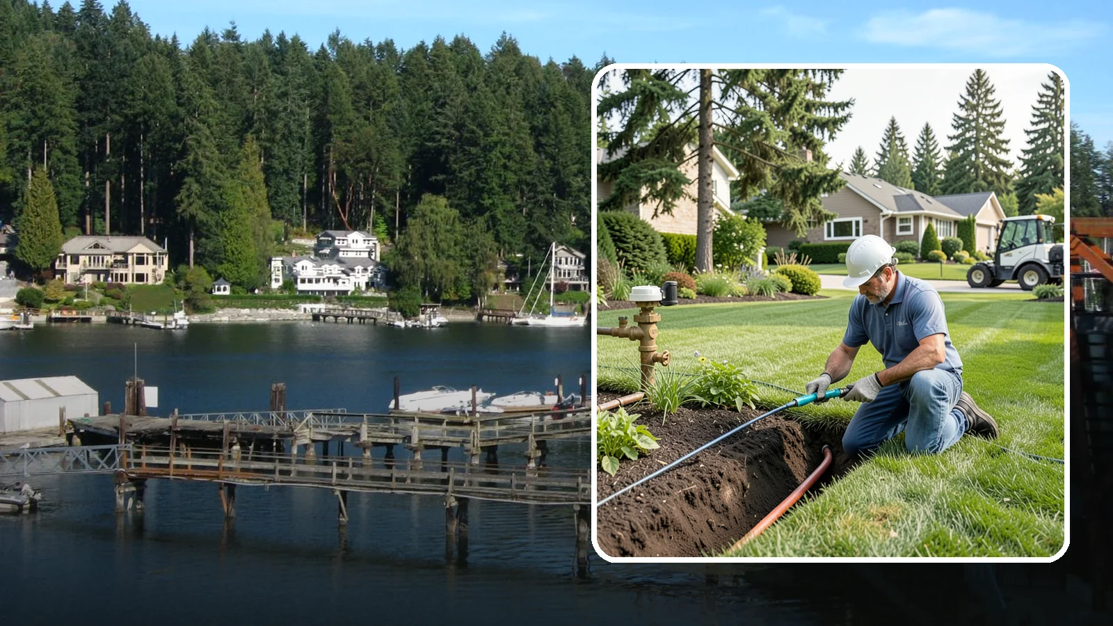 Pressure Regulator Installation in Gig Harbor, Pierce County, WA - We install pressure regulators that tame high municipal water pressure, protecting heads and drip lines from misting, blowouts...