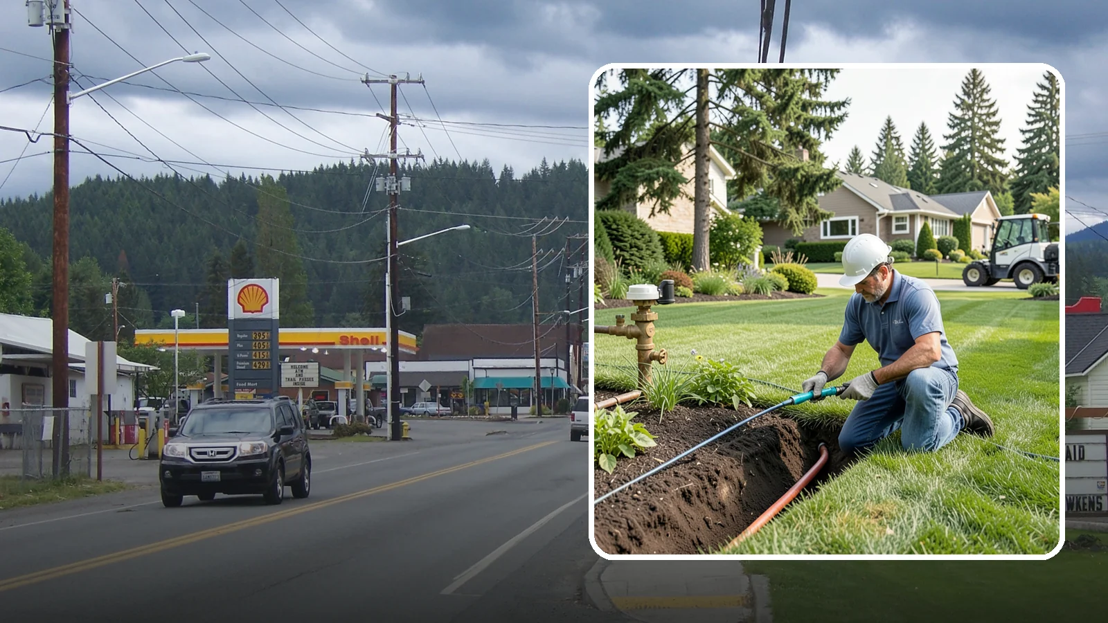 Pressure Regulator Installation in Granite Falls, Snohomish County, WA - We install pressure regulators that tame high municipal water pressure, protecting heads and drip lines from misting, blowouts...