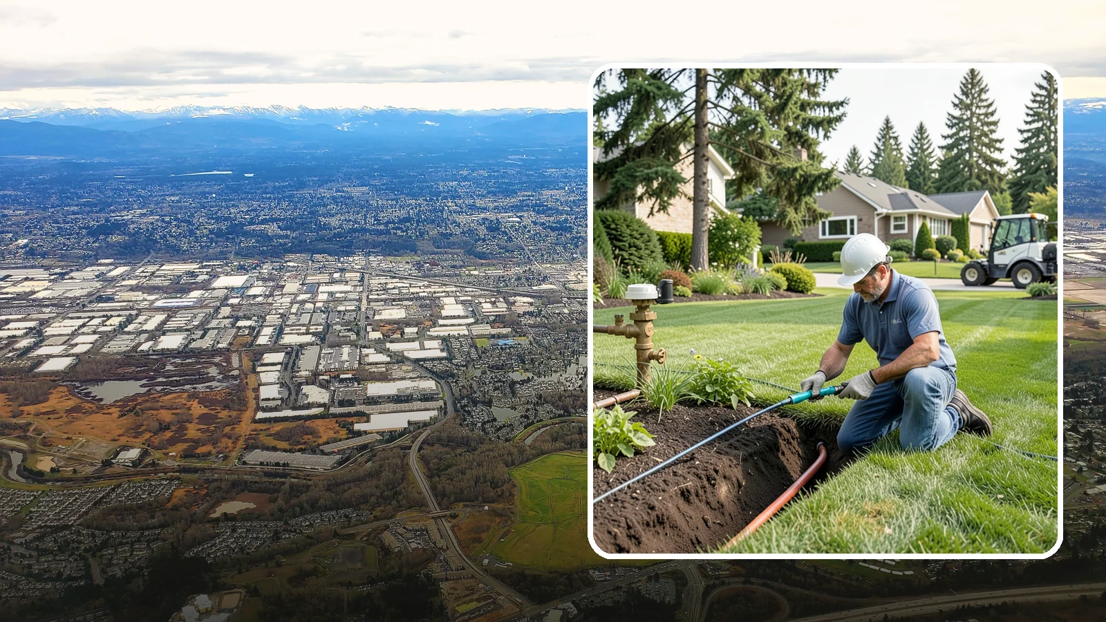 Pressure Regulator Installation in Kent, King County, WA - We install pressure regulators that tame high municipal water pressure, protecting heads and drip lines from misting, blowouts...