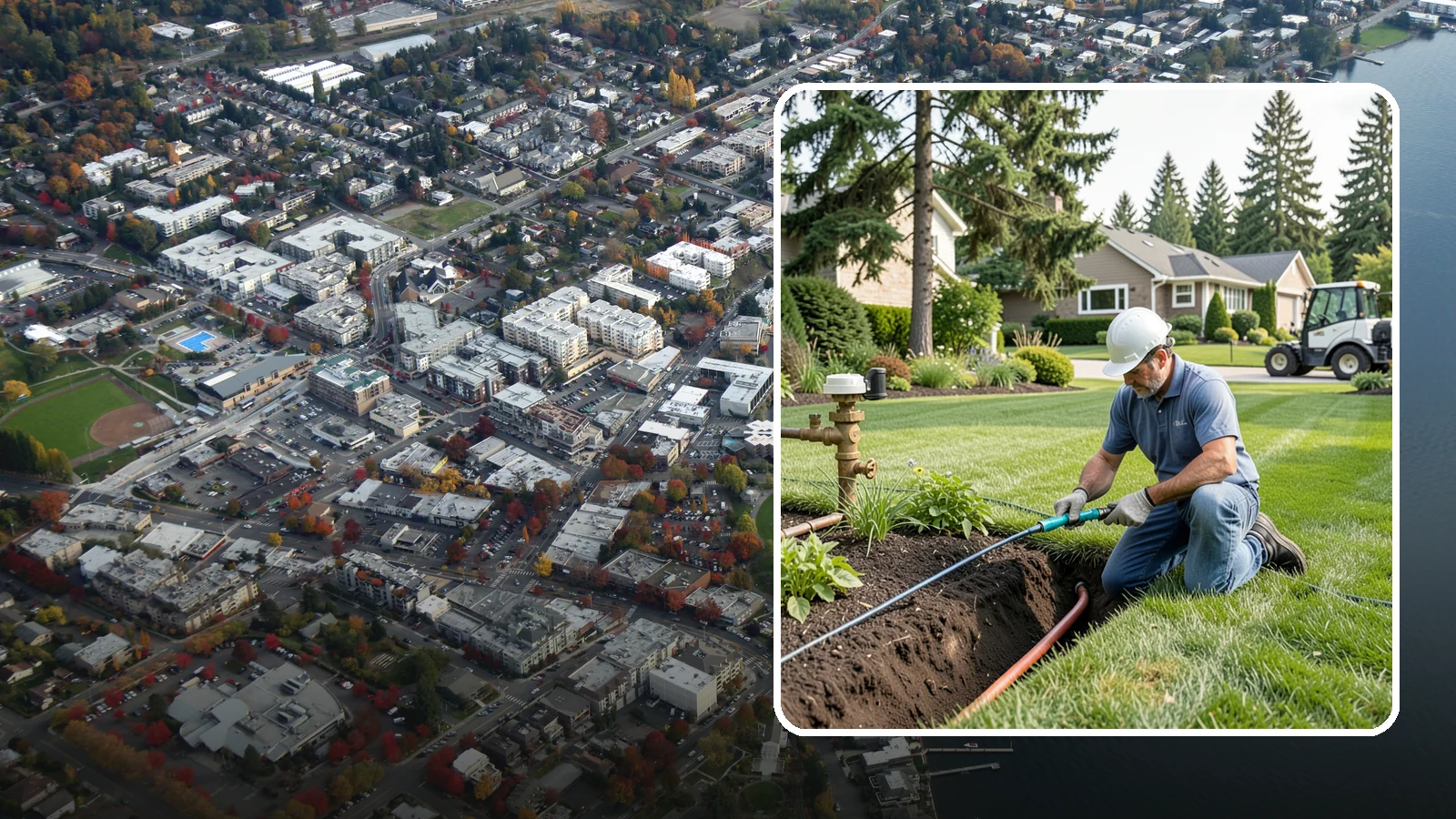 Pressure Regulator Installation in Kirkland, King County, WA - We install pressure regulators that tame high municipal water pressure, protecting heads and drip lines from misting, blowouts...