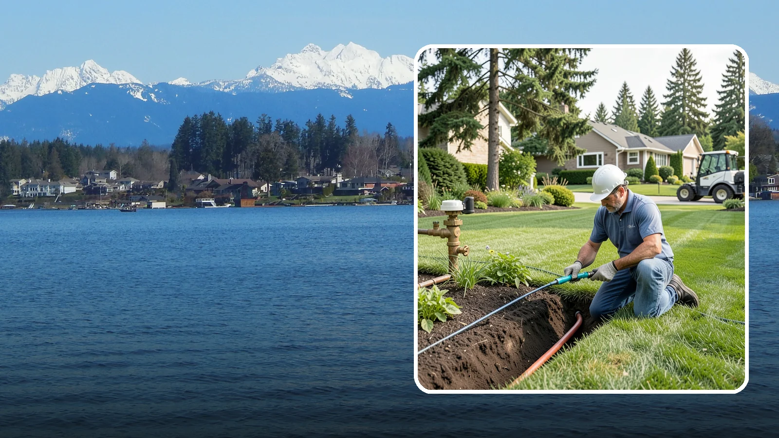 Pressure Regulator Installation in Lake Stevens, Snohomish County, WA - We install pressure regulators that tame high municipal water pressure, protecting heads and drip lines from misting, blowouts...