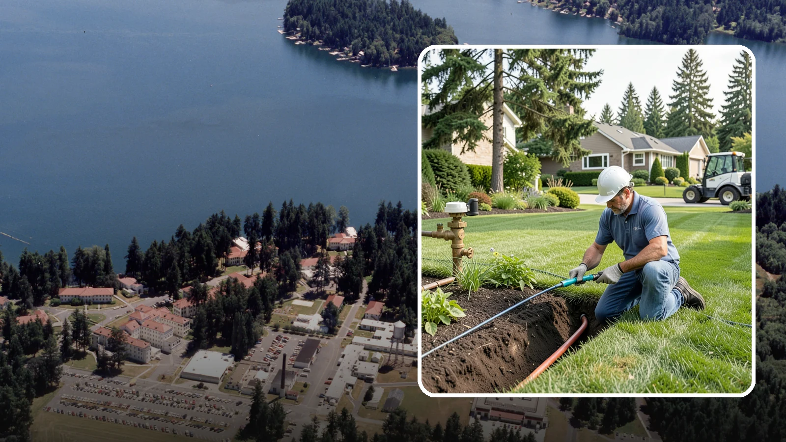 Pressure Regulator Installation in Lakewood, Pierce County, WA - We install pressure regulators that tame high municipal water pressure, protecting heads and drip lines from misting, blowouts...