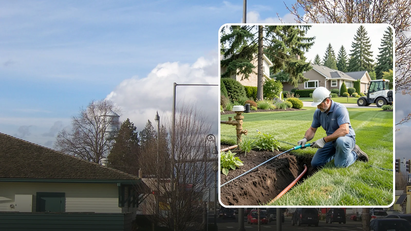 Pressure Regulator Installation in Marysville, Snohomish County, WA - We install pressure regulators that tame high municipal water pressure, protecting heads and drip lines from misting, blowouts...