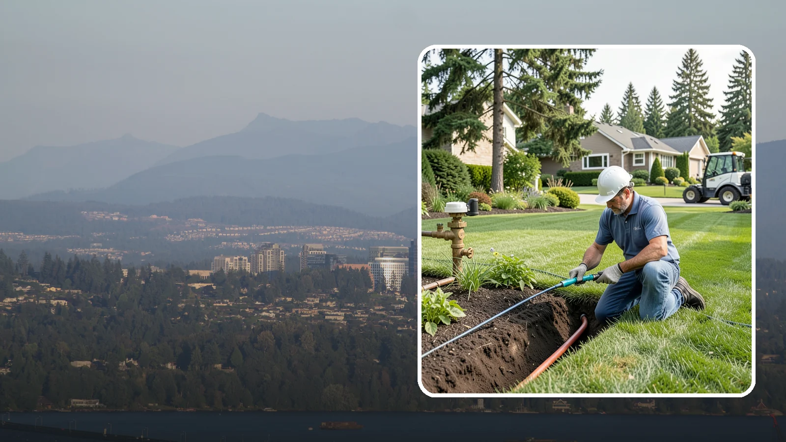 Pressure Regulator Installation in Medina, King County, WA - We install pressure regulators that tame high municipal water pressure, protecting heads and drip lines from misting, blowouts...