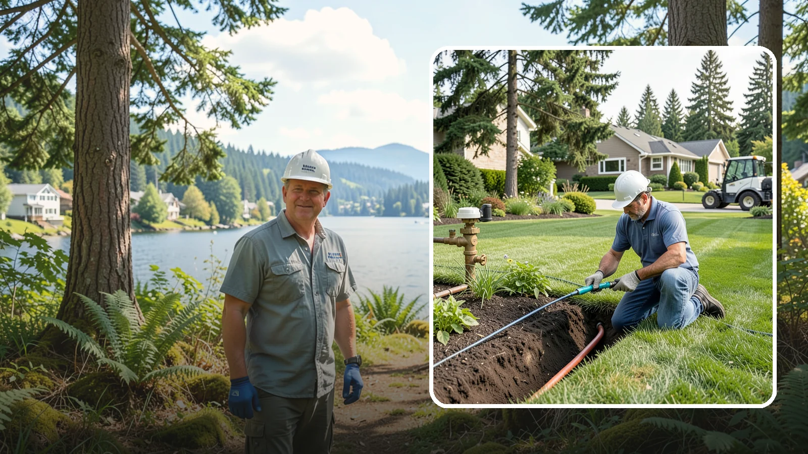 Pressure Regulator Installation in Milton, King County, WA - We install pressure regulators that tame high municipal water pressure, protecting heads and drip lines from misting, blowouts...