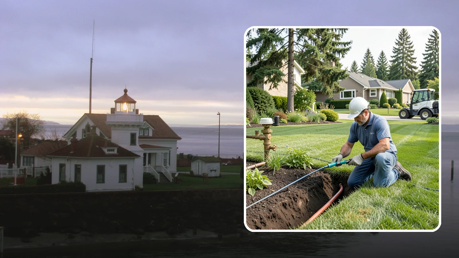 Pressure Regulator Installation in Mukilteo, Snohomish County, WA - We install pressure regulators that tame high municipal water pressure, protecting heads and drip lines from misting, blowouts...