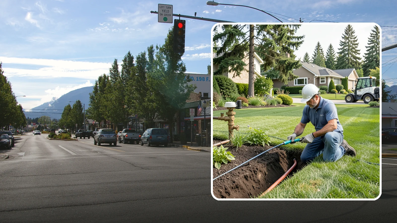 Pressure Regulator Installation in North Bend, King County, WA - We install pressure regulators that tame high municipal water pressure, protecting heads and drip lines from misting, blowouts...