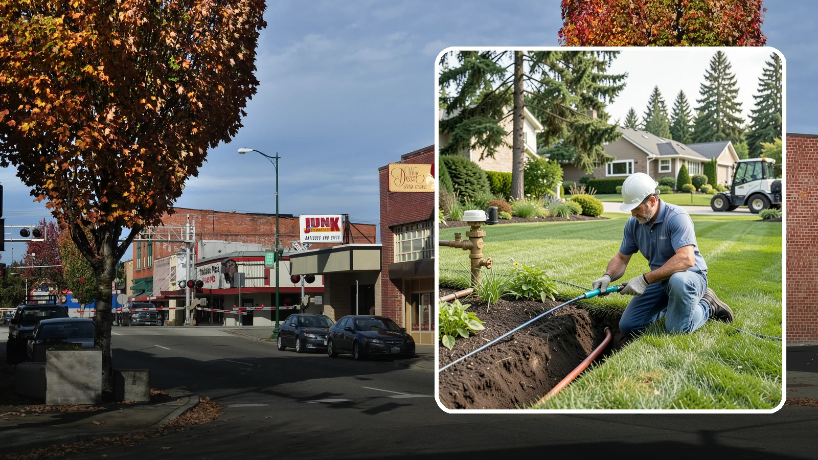 Pressure Regulator Installation in Puyallup, Pierce County, WA - We install pressure regulators that tame high municipal water pressure, protecting heads and drip lines from misting, blowouts...