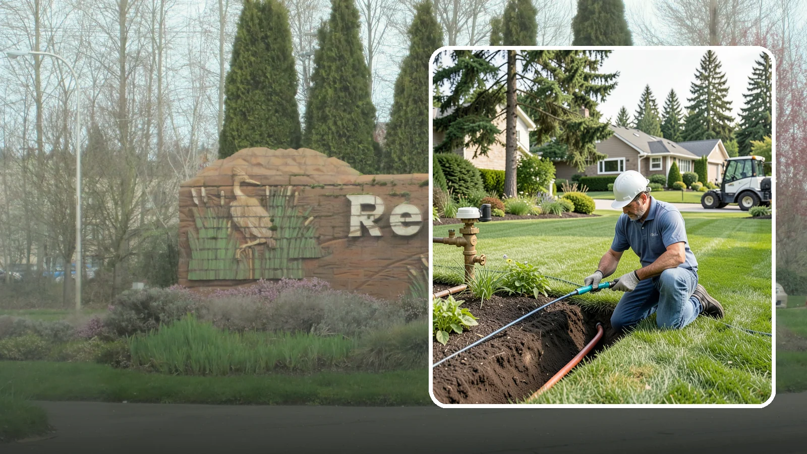 Pressure Regulator Installation in Renton, King County, WA - We install pressure regulators that tame high municipal water pressure, protecting heads and drip lines from misting, blowouts...