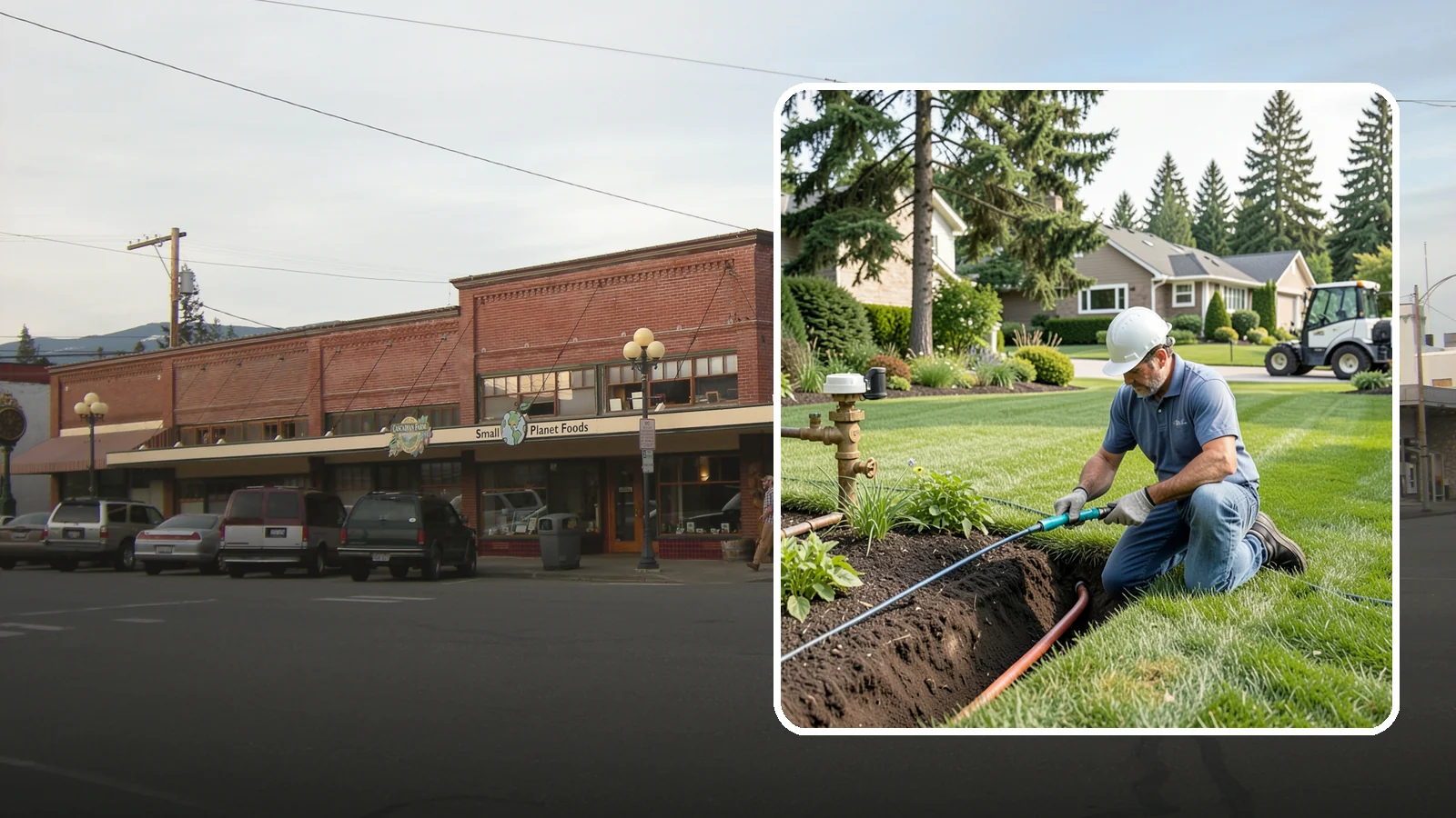 Pressure Regulator Installation in Sedro-Woolley, Skagit County, WA - We install pressure regulators that tame high municipal water pressure, protecting heads and drip lines from misting, blowouts...